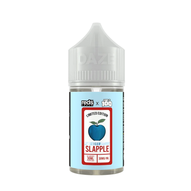 ICED Slapple SALT - Red's Apple E-Juice x Keep It 100 - 30mL