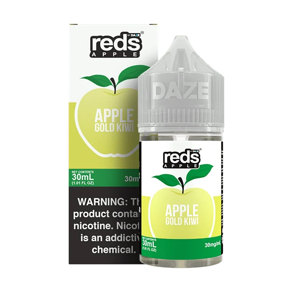 Apple Gold Kiwi SALT - Red's Apple E-Juice by 7 Daze - 30mL
