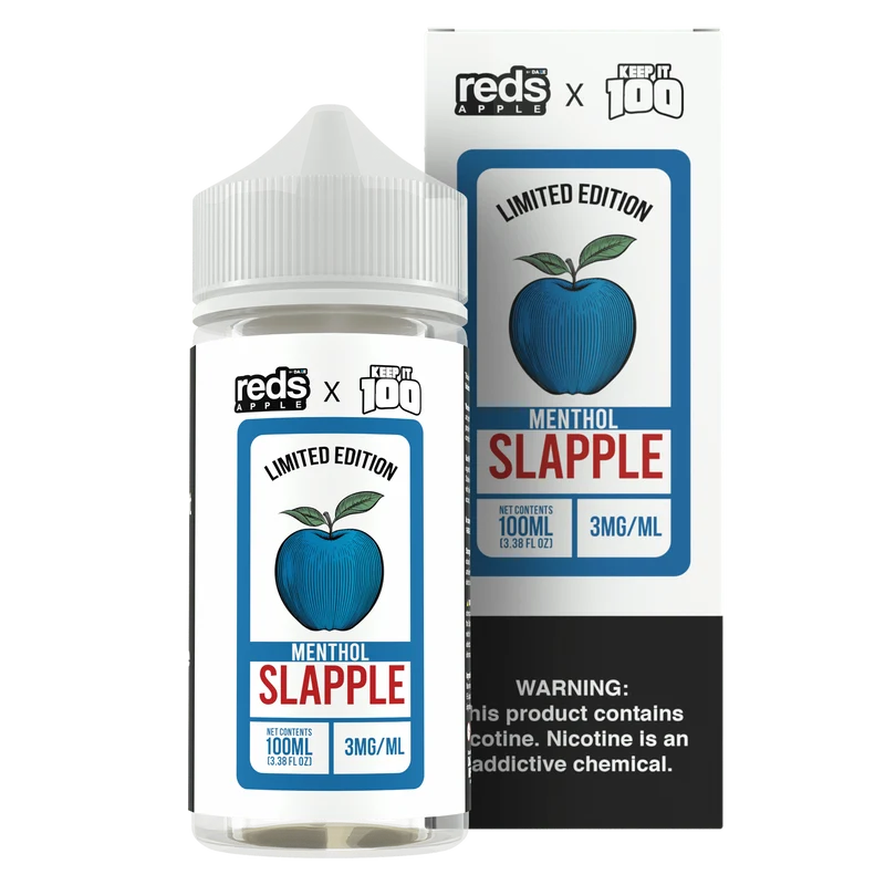 Slapple Menthol - Red's Apple E-Juice x Keep It 100 - 100mL