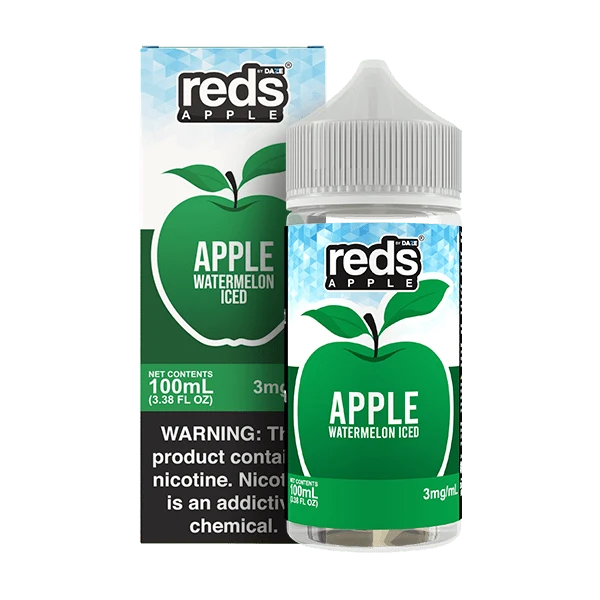 Apple Watermelon ICED - Red's Apple E-Juice by 7 Daze - 100mL