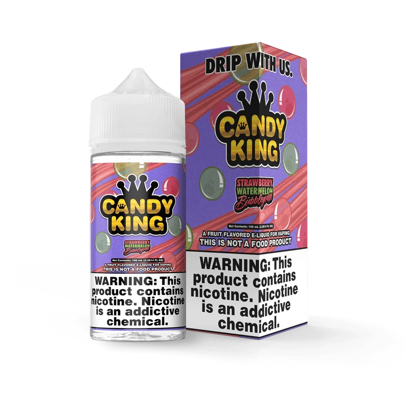 Strawberry Watermelon Bubblegum - Candy King - 100mL
